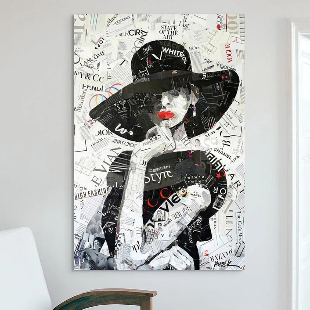 Tableau Luxe Silhouette Glamour Tableau Luxe