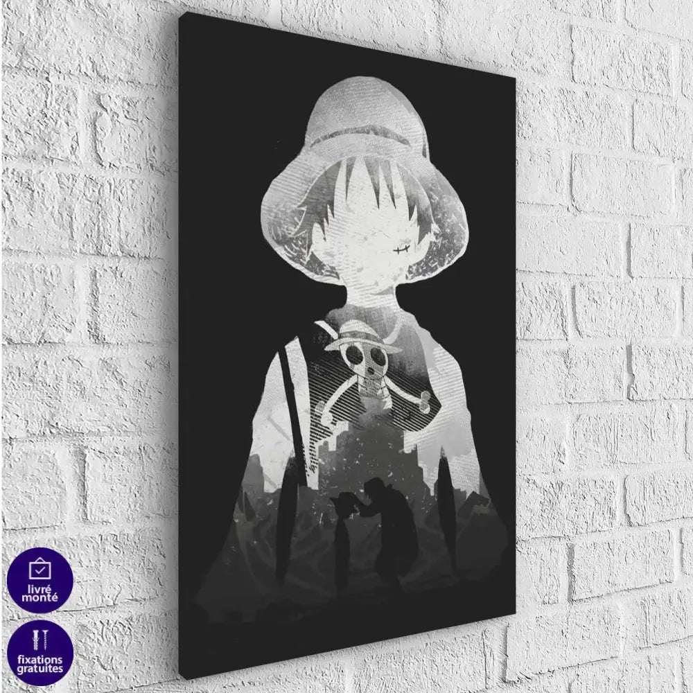 Tableau Manga Goku Luffy Naruto - Montableaudeco