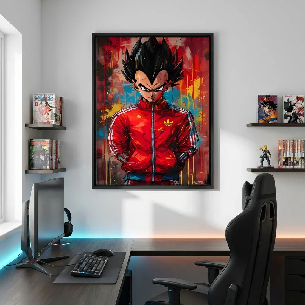 Manga wall art for modern teen bedrooms
