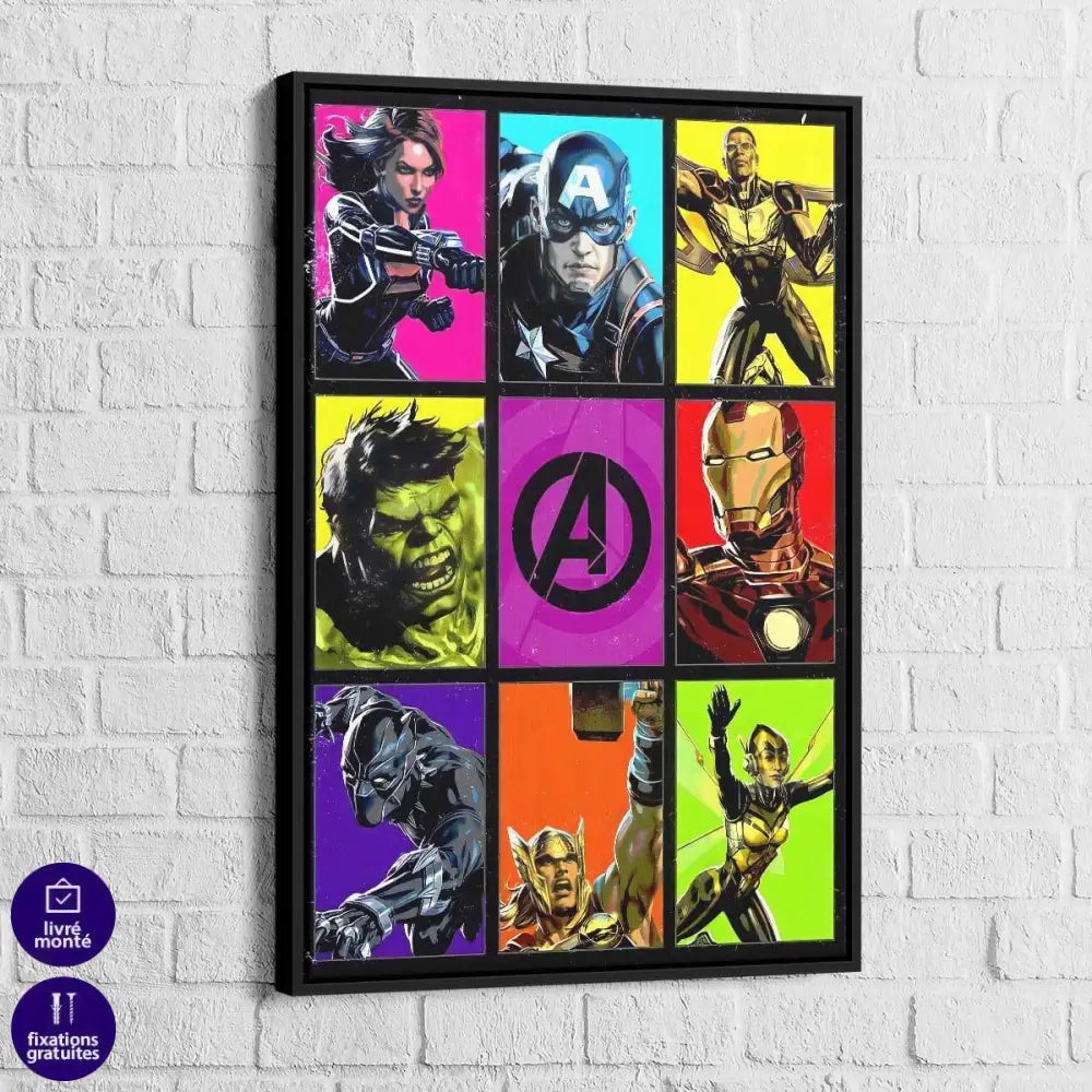 Tableau Marvel Avengers Mosaic - Montableaudeco