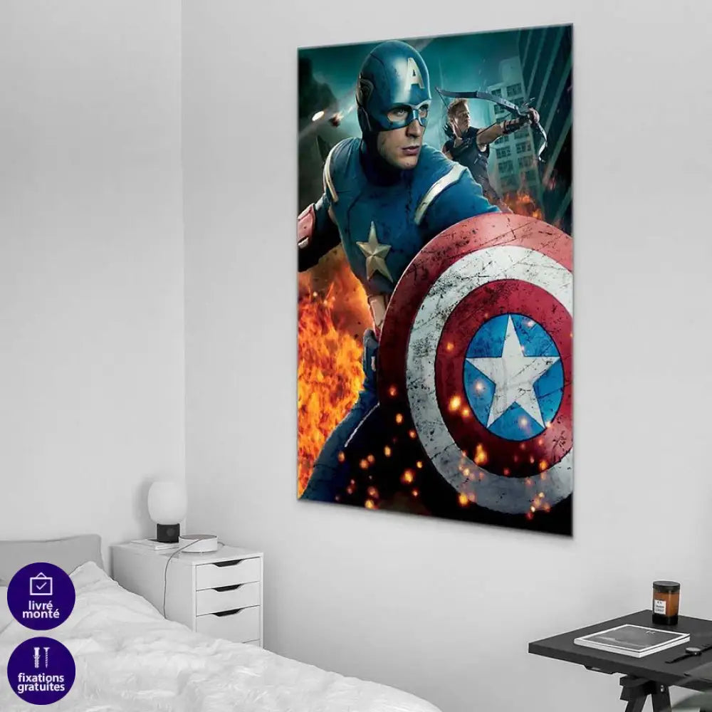 Tableau Marvel Captain America - Montableaudeco