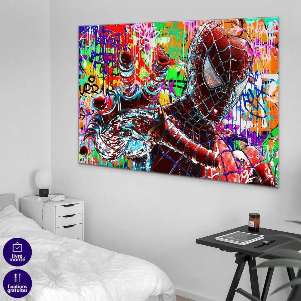 Tableau Marvel Spiderman Tag - Montableaudeco