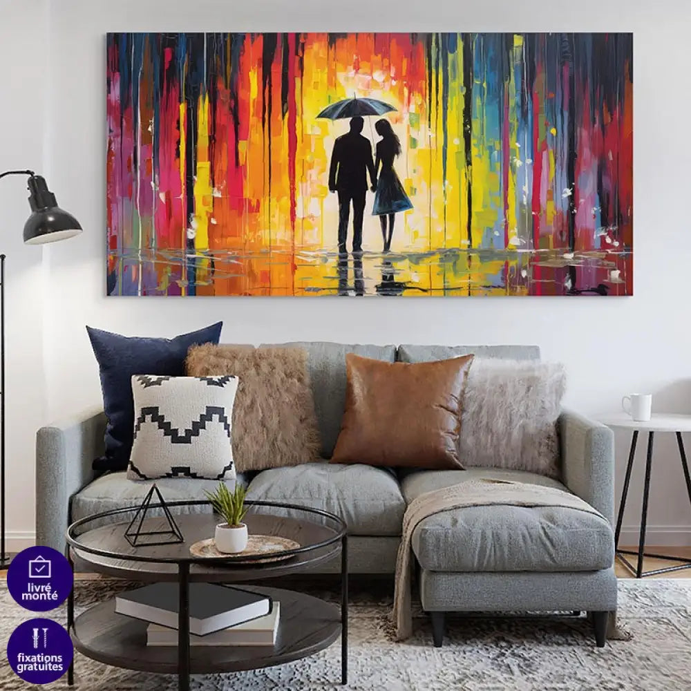 Tableau Moderne Évasion Romantique Tableau Moderne