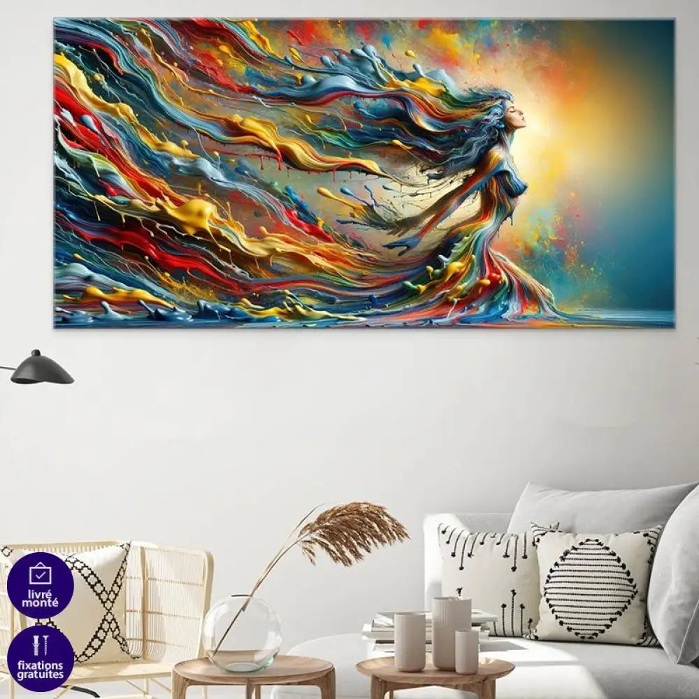Tableau Moderne La Femme L'éclat - Montableaudeco