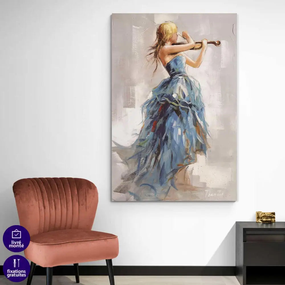 Tableau Moderne La Violoniste - Montableaudeco