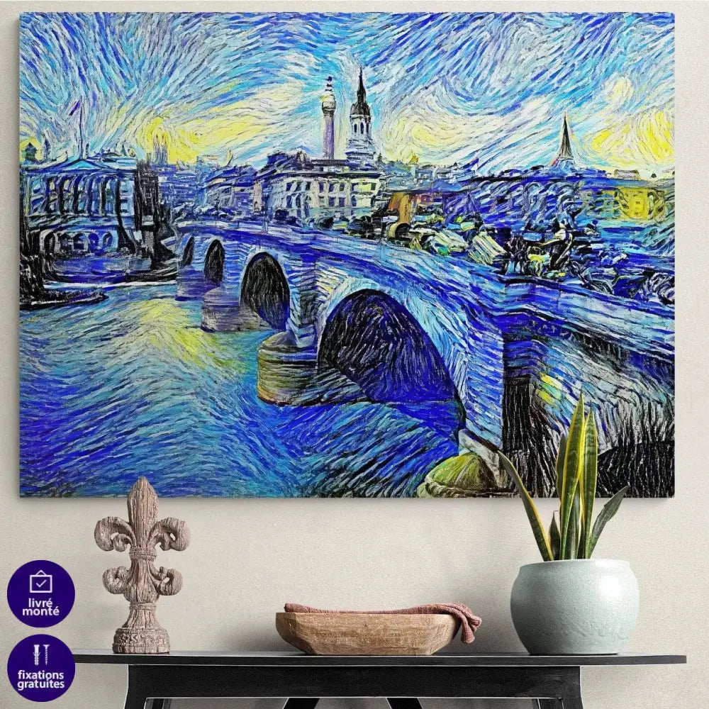 Tableau Moderne Le pont de Londres - Montableaudeco
