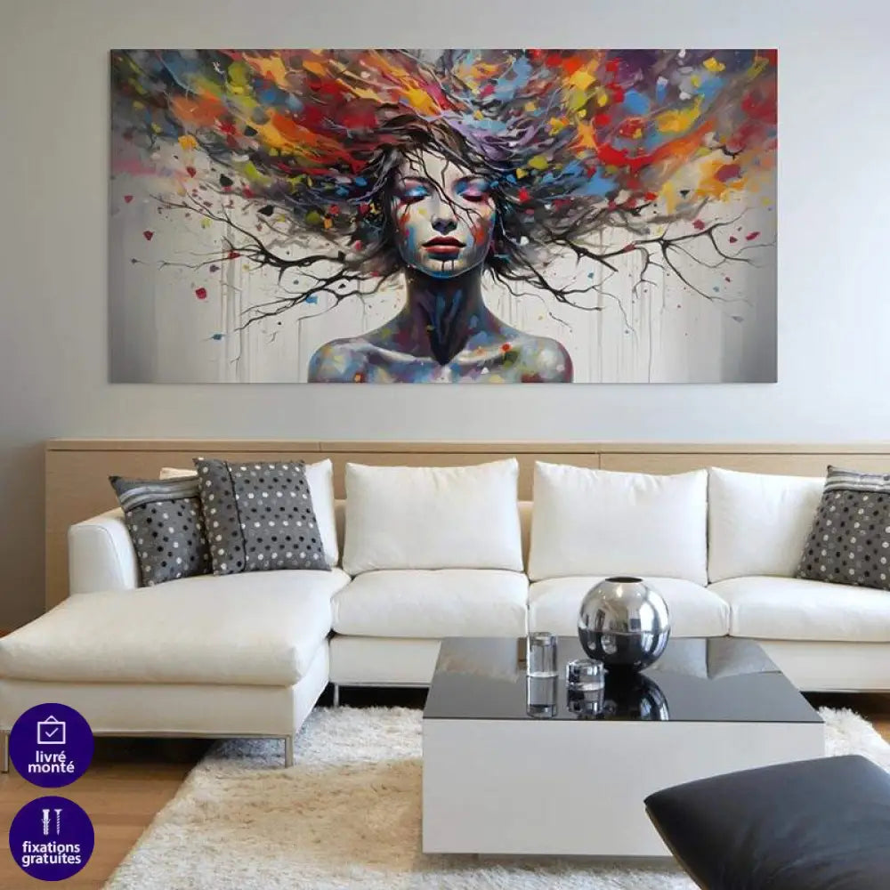 Tableau Moderne Rêve en Couleurs Tableau moderne