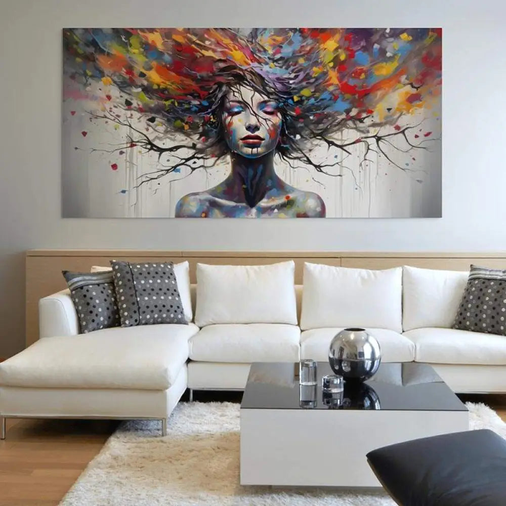 Tableau Moderne Rêve en Couleurs Tableau moderne