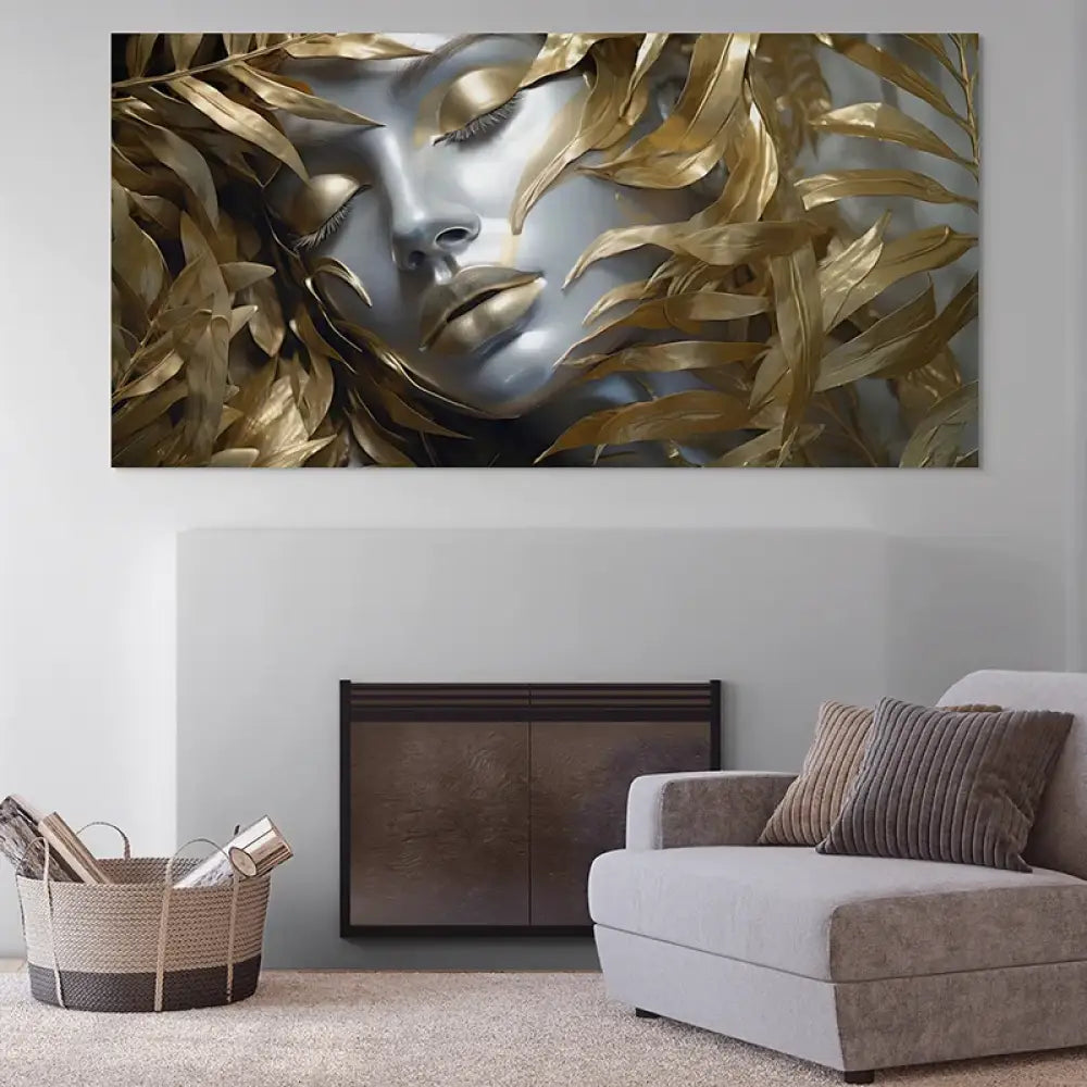 Tableau Moderne Silence d’Or Tableau moderne