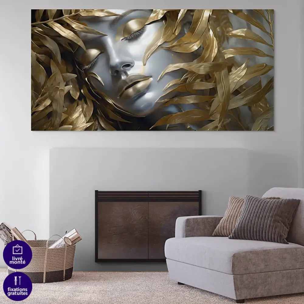 Tableau Moderne Silence d’Or Tableau moderne