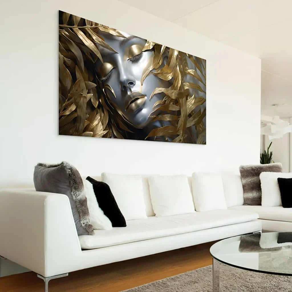 Tableau Moderne Silence d’Or Tableau moderne