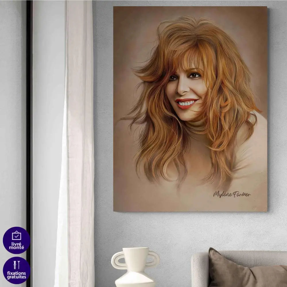 Tableau Mylène Farmer 2022 Edition - Montableaudeco