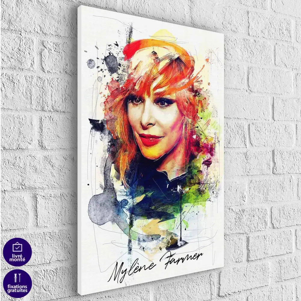 Tableau Mylène Farmer Edition Limitée - Montableaudeco