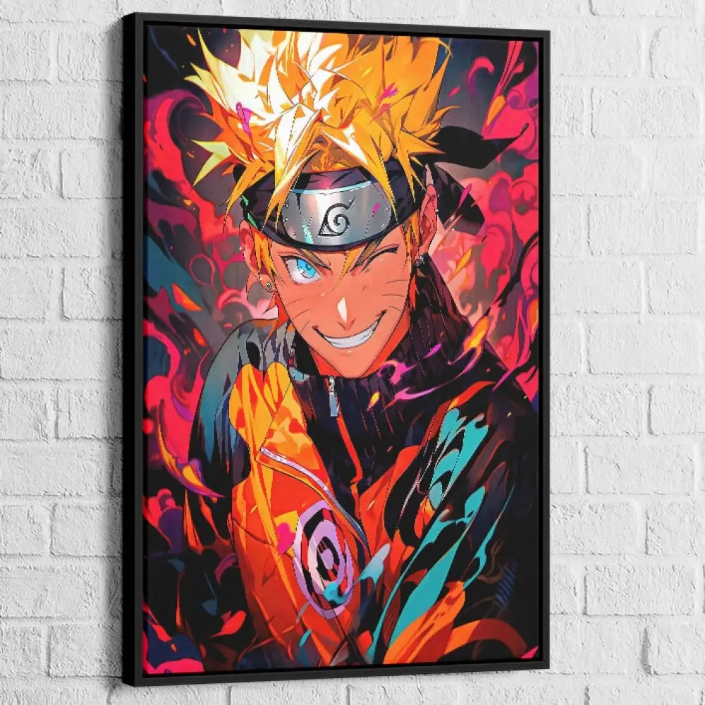 poster Naruto Flamme du Ninja pour bureau ou gaming room