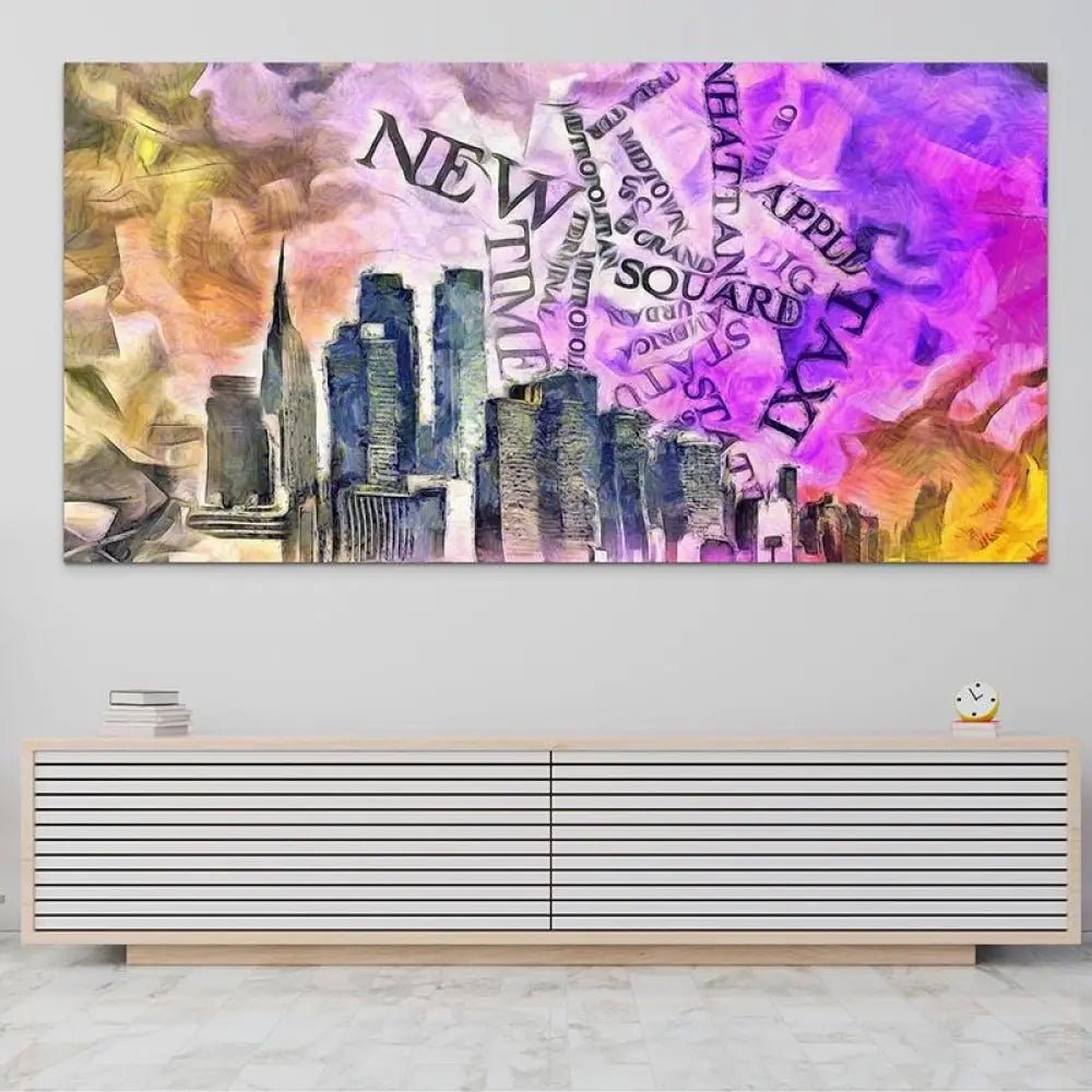 Tableau New York Coloré - Montableaudeco