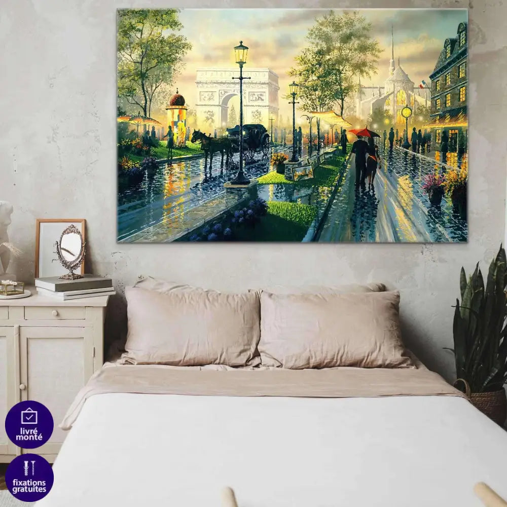 Tableau Paris La Promenade - Montableaudeco
