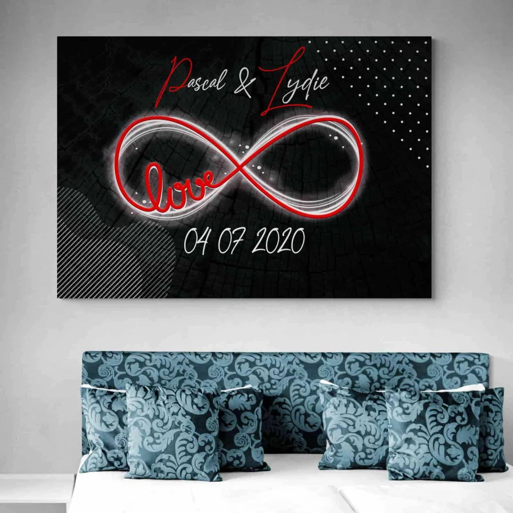 Tableau Personnalisé Amour - Montableaudeco