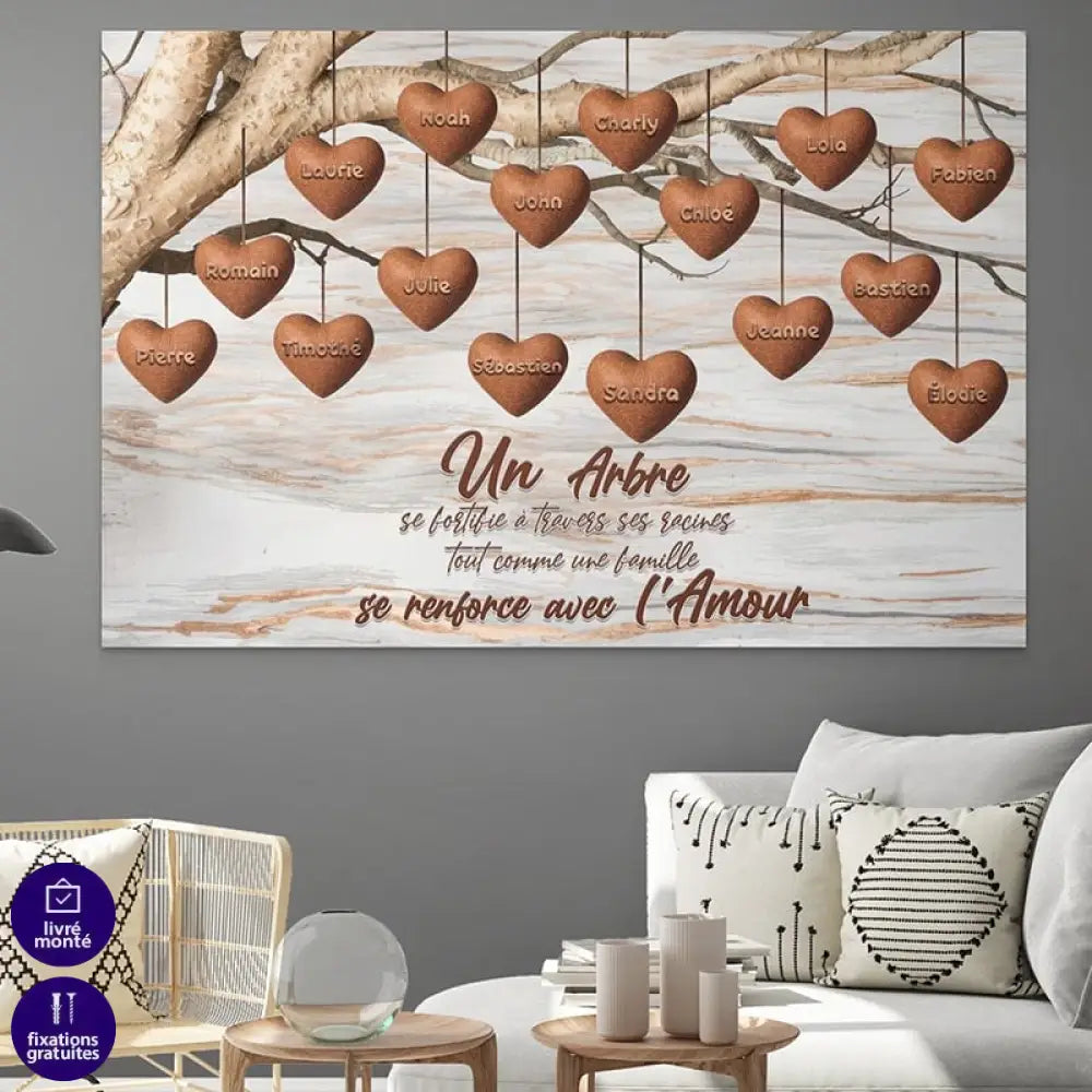 Tableau Personnalisé Famille | Profitez des Promos ! b