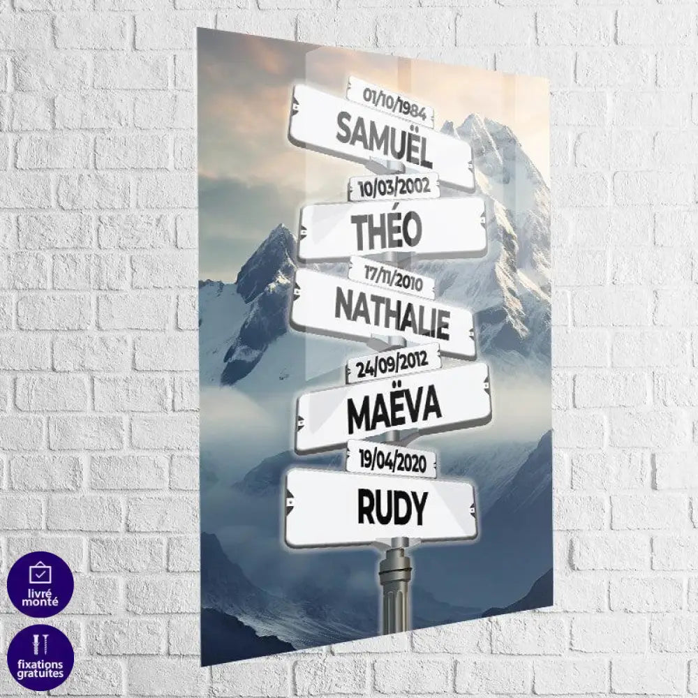 Tableau Personnalisé Prénoms | Les Promos -25% et Livraison Gratuite e