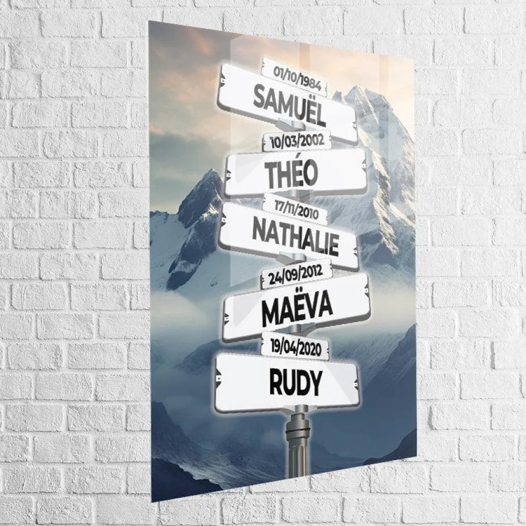 Tableau Personnalisé Prénoms | Les Promos -25% et Livraison Gratuite e