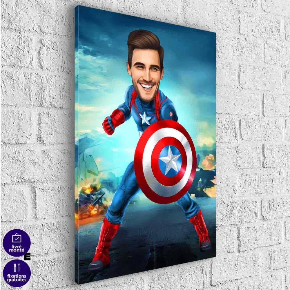 Tableau Personnalisé Super Héros e