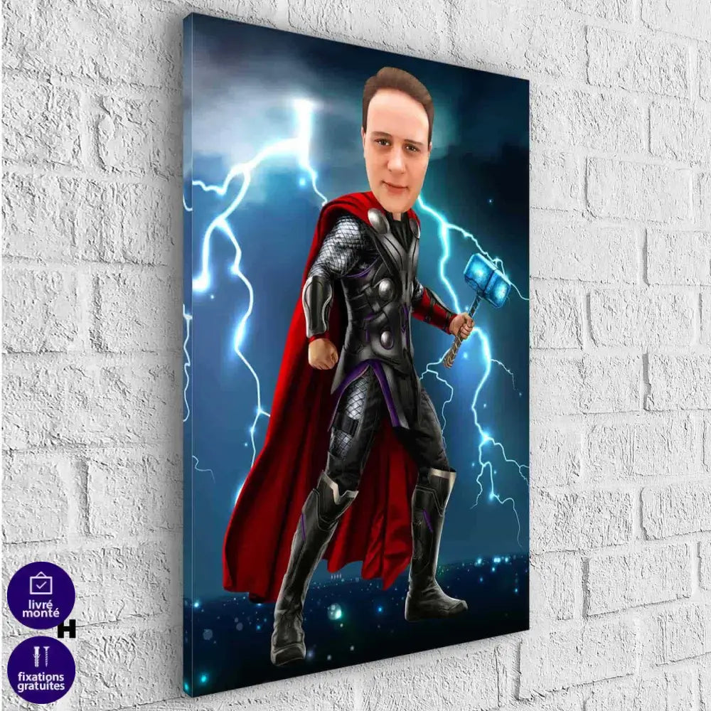 Tableau Personnalisé Super Héros h