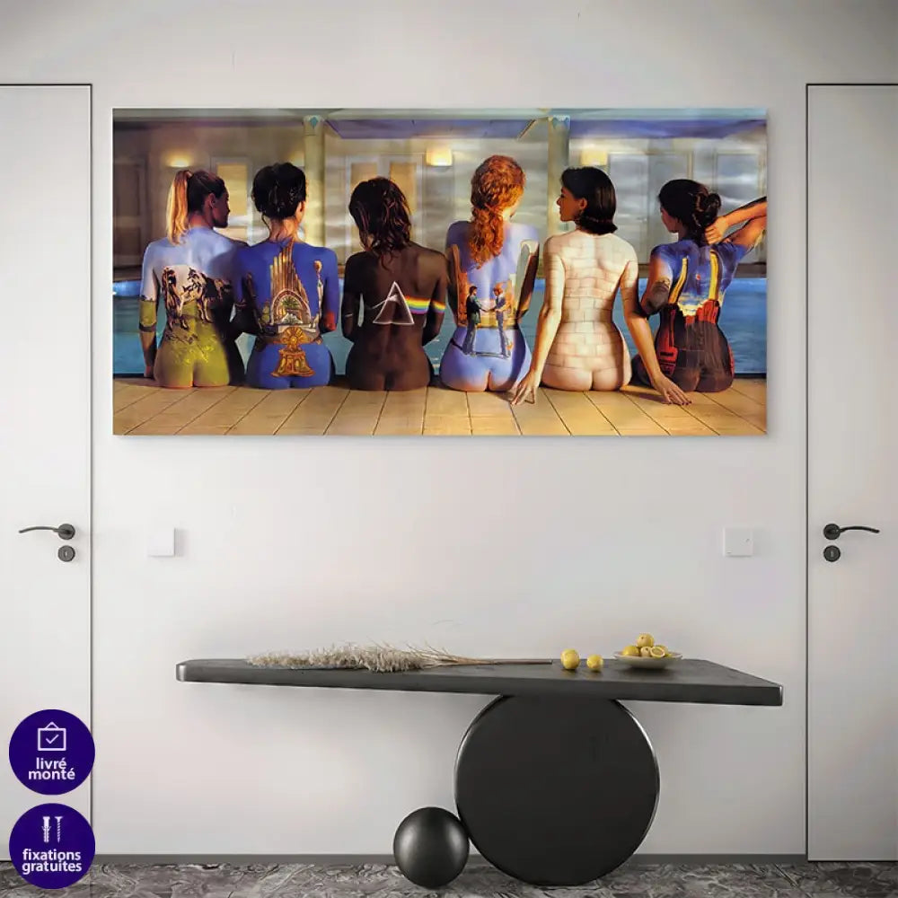 Tableau Pink Floyd Girl Panoramique Tableau Célébrité