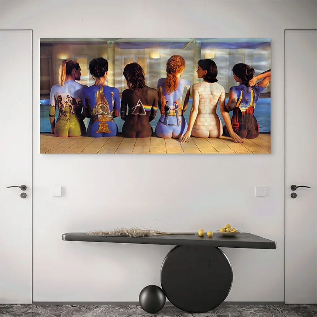 Tableau Pink Floyd Girl Panoramique Tableau Célébrité