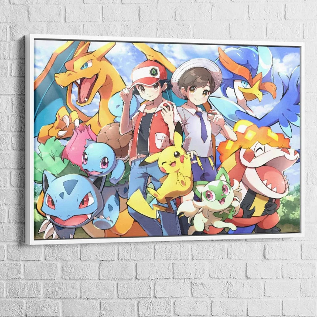 Toile décorative Pokémon Spirit – univers manga et gaming coloré