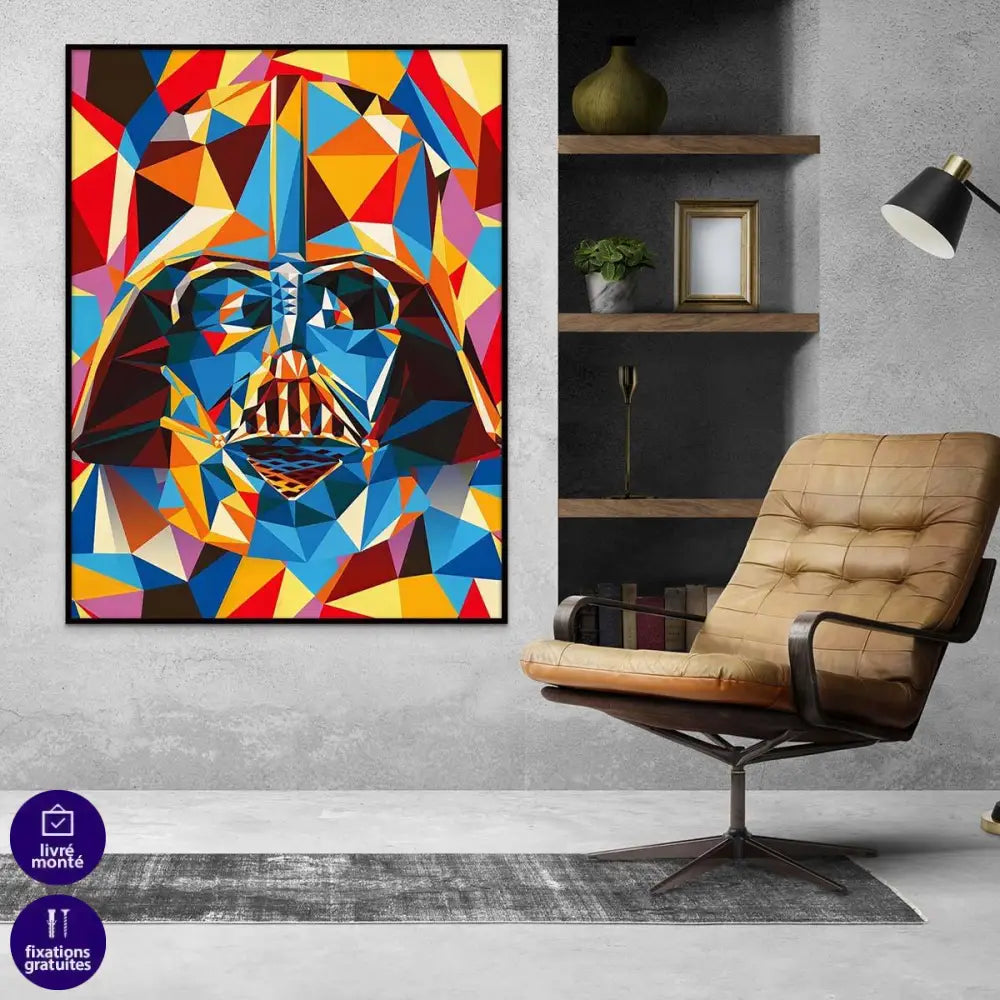 Tableau Pop Art Dark Vador - Montableaudeco