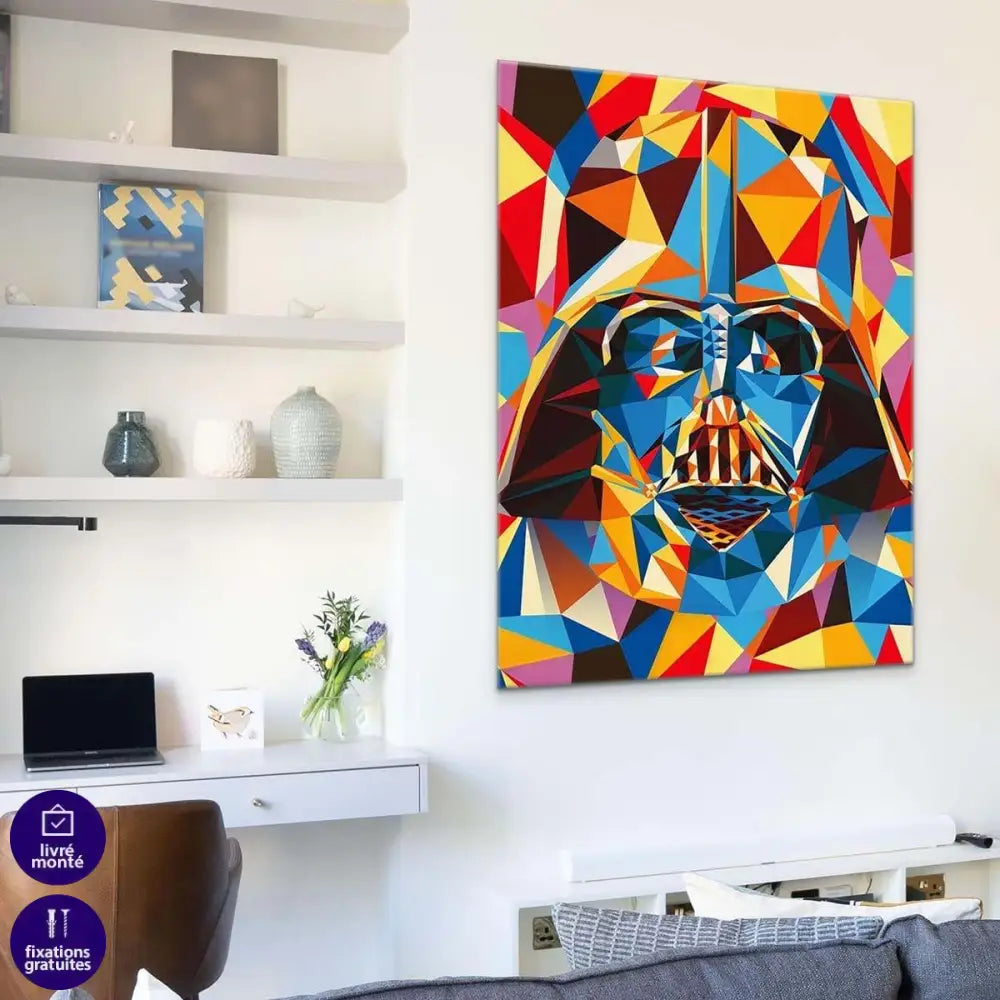 Tableau Pop Art Dark Vador - Montableaudeco