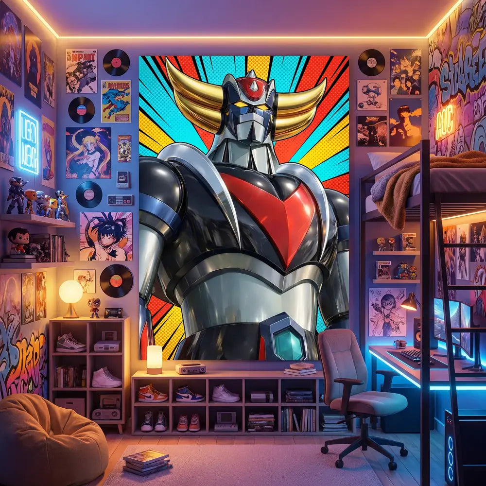 Tableau Goldorak moderne impression haute définition mur salon