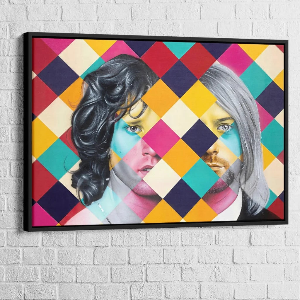 art mural original duo légendaire pop culture