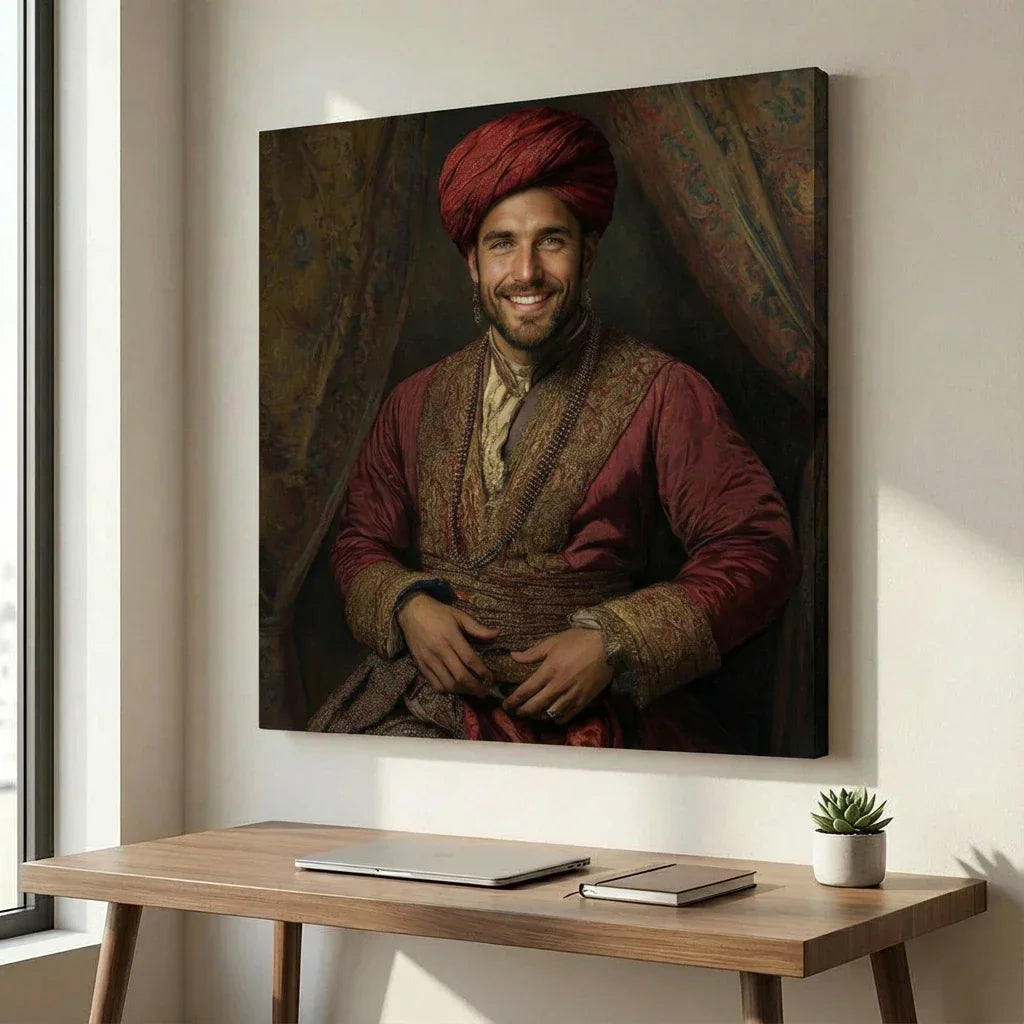 Tableau Portrait Historique Le Sultan - Tableau Personnalisé Historique