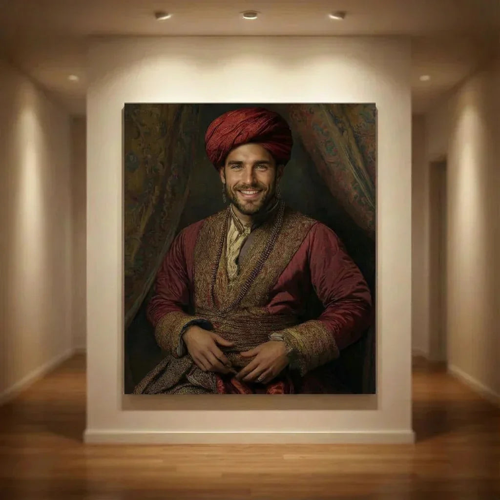 Tableau Portrait Historique Le Sultan - Tableau Personnalisé Historique