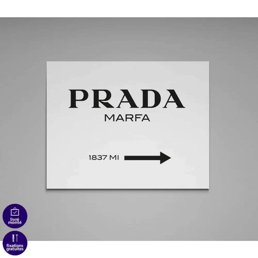 Tableau Prada Marfa - Montableaudeco