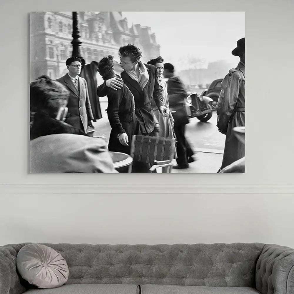 Tableau Robert Doisneau Le Baiser 1