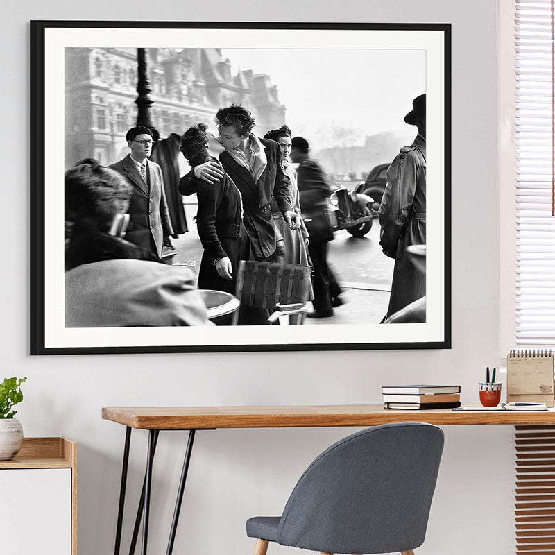 Tableau Robert Doisneau Le Baiser 2