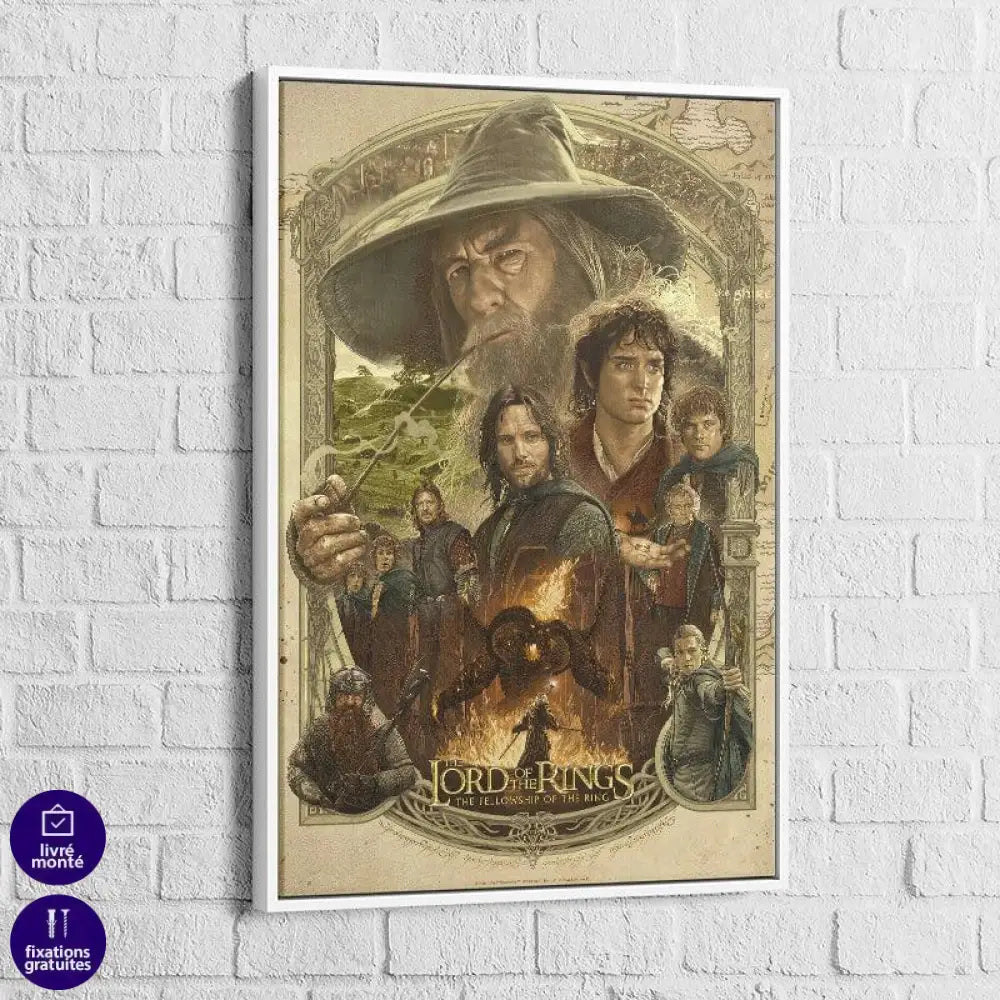 Tableau Seigneur Des Anneaux - Montableaudeco