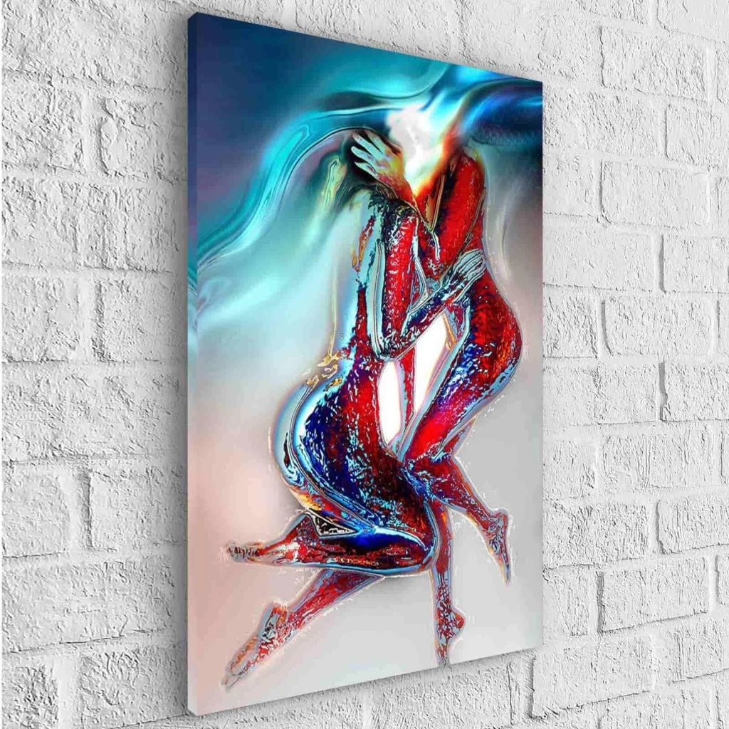 Tableau Sexy Amour sur la plage - Montableaudeco