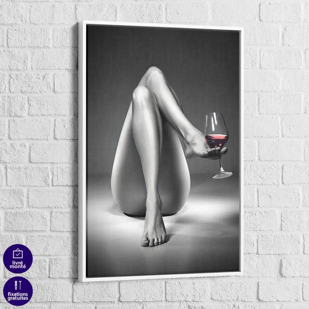 Tableau Sexy La Femme au Vin rouge - Montableaudeco