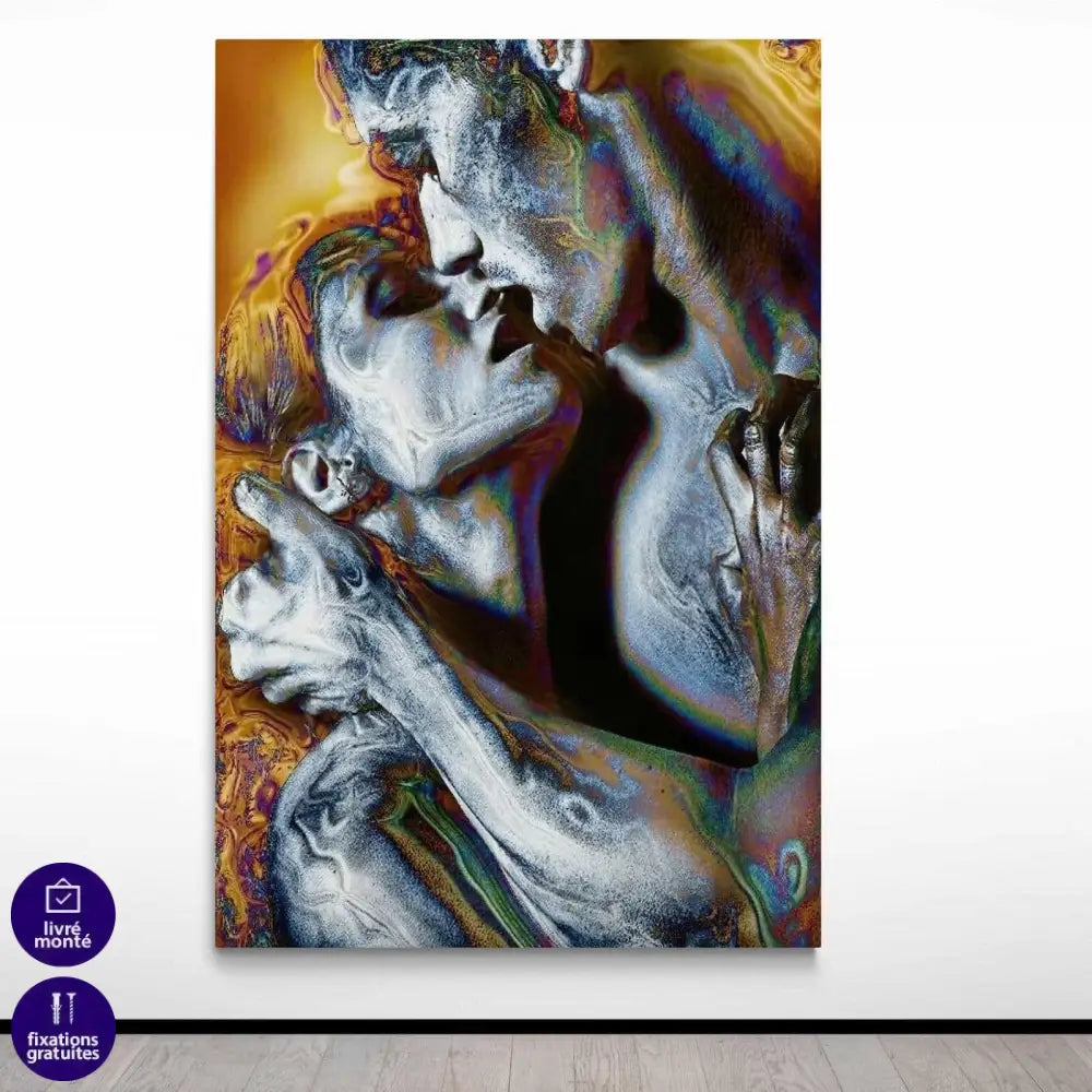 Tableau Sexy Le Baiser d'amour - Montableaudeco