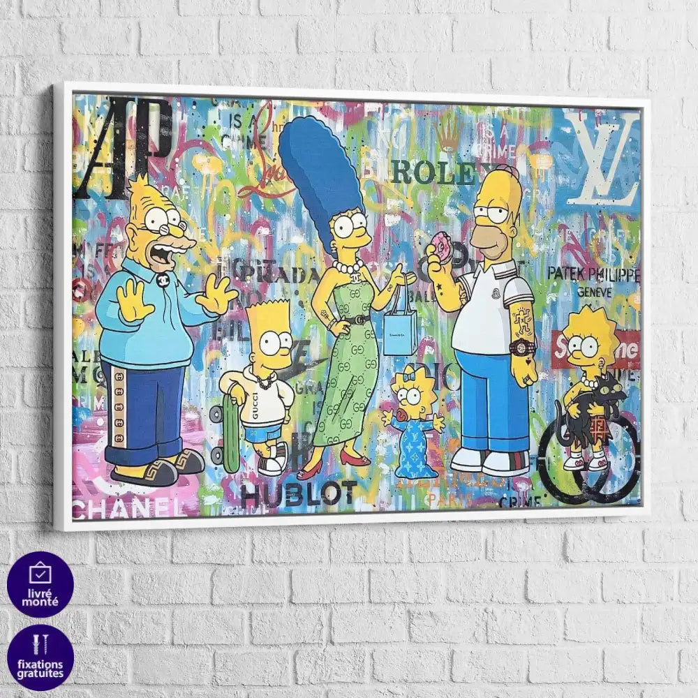 Tableau Simpson Fashion - Montableaudeco