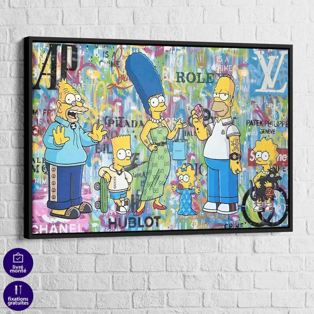 Tableau Simpson Fashion - Montableaudeco