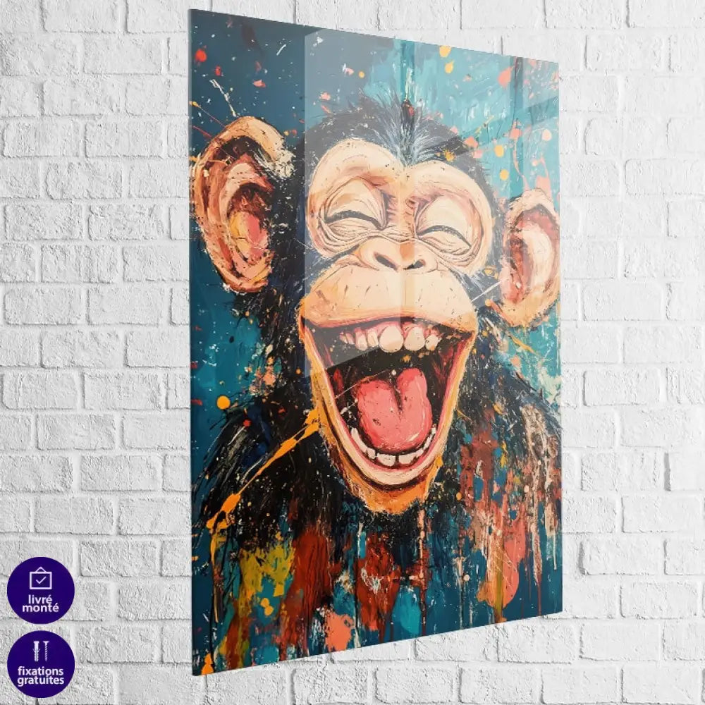 Décoration murale humoristique style urbain coloré