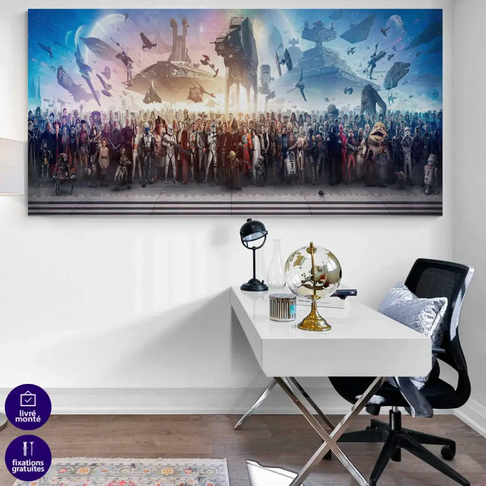 Tableau Star Wars Grand Format - Montableaudeco