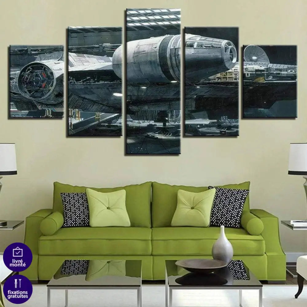 Tableau Star Wars Le Faucon - Montableaudeco