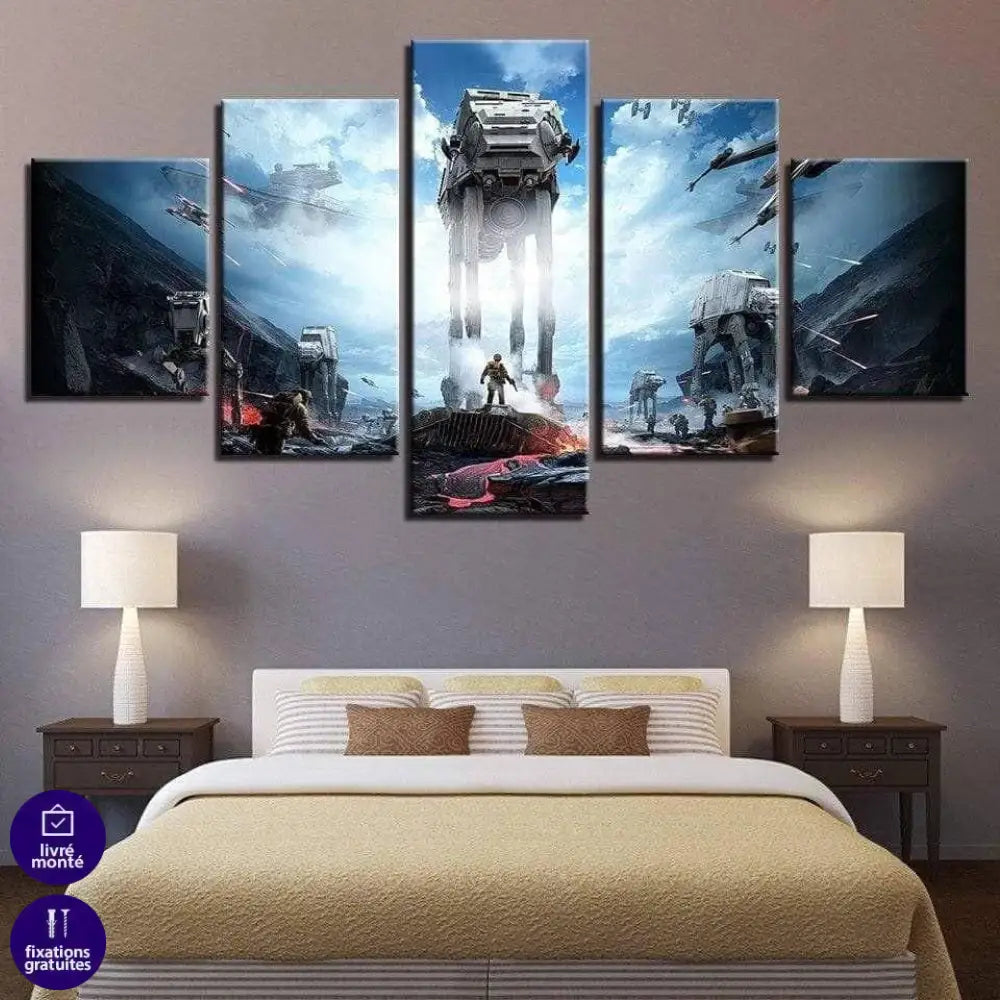 Tableau Star Wars L'Empire Contre Attaque - Montableaudeco