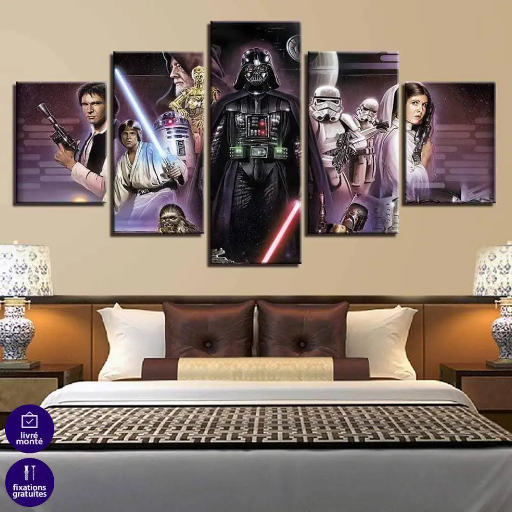 Tableau Star Wars Movies Story - Montableaudeco