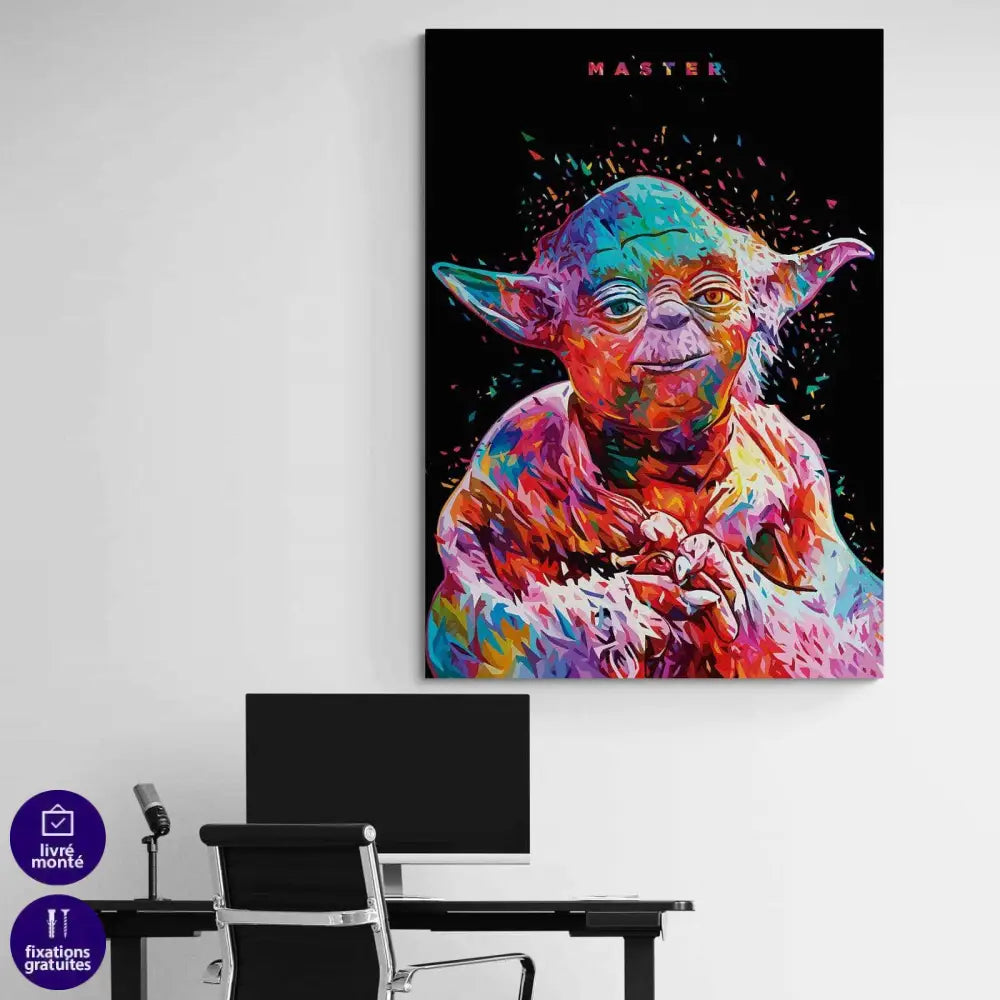 Tableau Star Wars Yoda Master - Montableaudeco